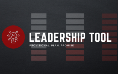 Leadership Tool: Provisional Plan Promise