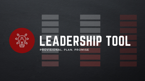 Leadership Tool: Provisional Plan Promise